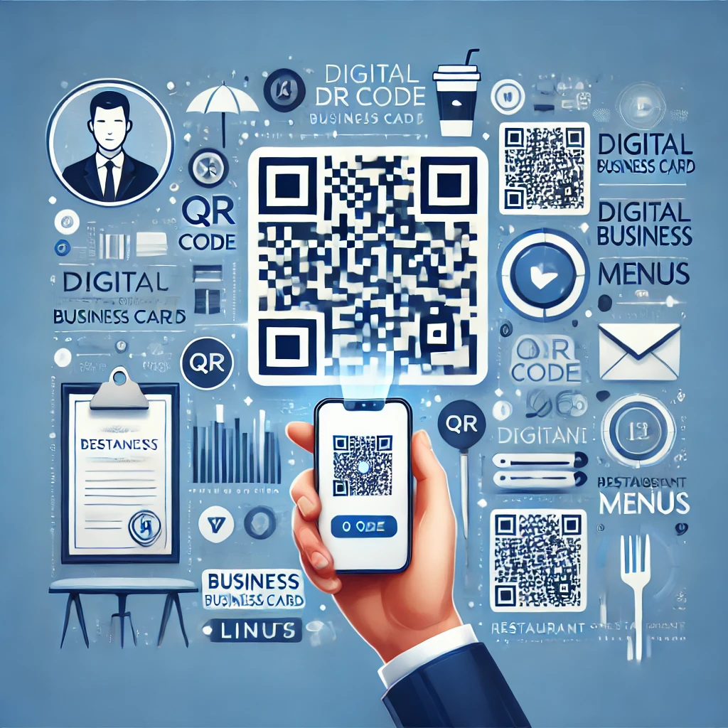 Invoxzy QR Illustration